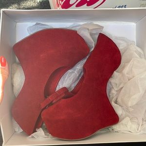 Jeffrey Cambell Walker Red